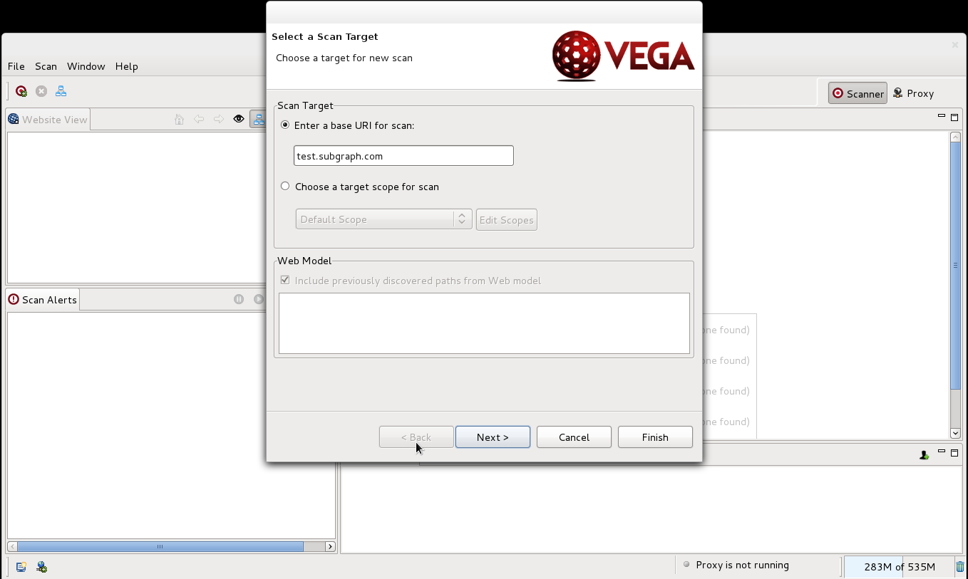 Proxy not found. Subgraph Vega. Vega сканер уязвимостей. Веб-приложение – тестирование SQL инъекция. XML injector установка.