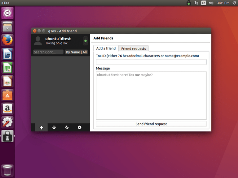 Message linux. Qtox Ubuntu. Tox установка. Tox вне системы. - Qtox4.