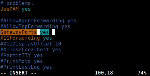 Linux forwarding. X11forwarding Yes. SSH Port.