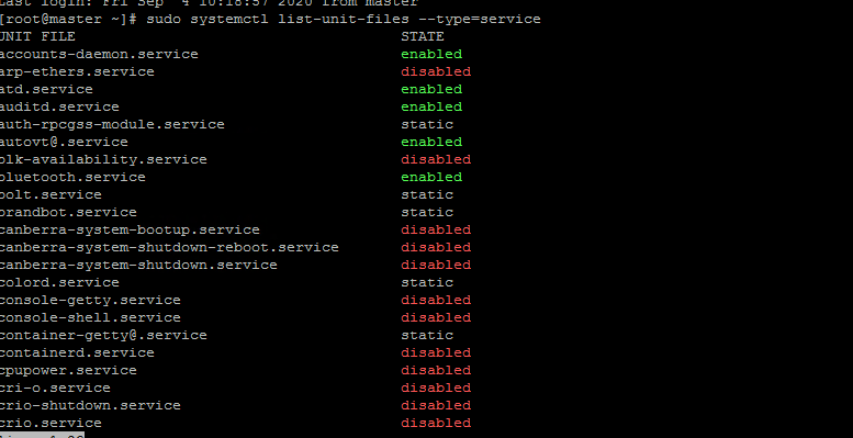 State enable. List-Unit-files. Daemon service. Get-PNPDEVICE -class Ports -EA 0| select name, PNPDEVICEID, status, service.